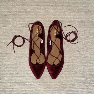 Mossimo lace up flats
